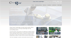 Desktop Screenshot of clean-genie-cambridge.co.uk